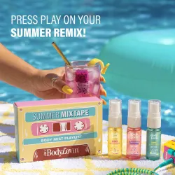 Plum BodyLovin' Summer Mixtape Body Mist Playlist Trio | Set of 3 - 5ml Body Mists Body Mist - For Men & Women (15 ml, Pack of 3)