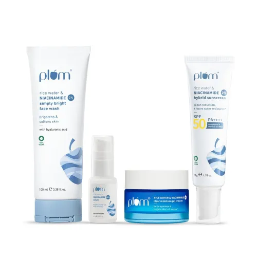 Image of Plum Niacinamide Brightening Skincare Routine Combo