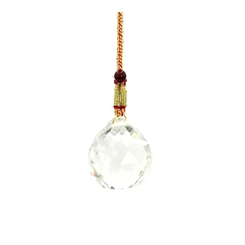 Image of Plus Value Feng Shui Vastu Hanging Crystal Ball for Positive Energy