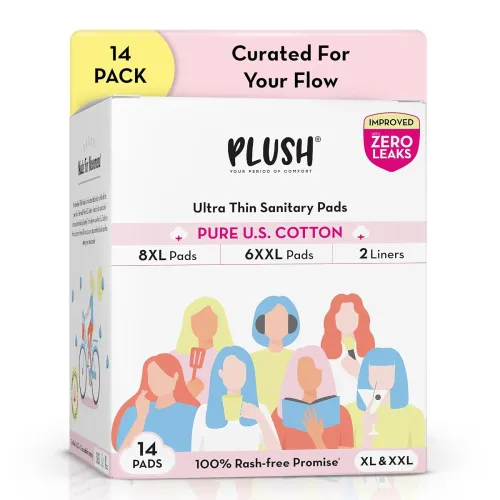 Image of Plush Ultra-Thin Pads (L+XL, 14)