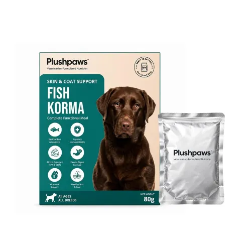 Image of Plushpaws Fish Korma Wet Dog Food 80g