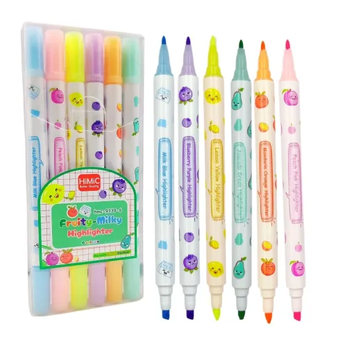 Image of PlusPoint Double Head Fruit Scented Highlighters