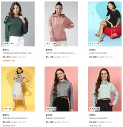plusS Brand Womens Clothing @ Flat 90% Discount