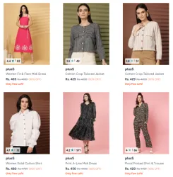 PlusS Women Clothing Upto 90% Off