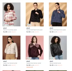 PlusS Womens Jacket at 90% Discount