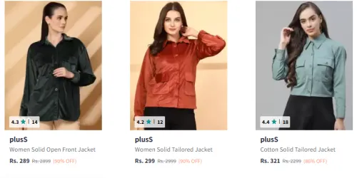 Image of Pluss Women Top Flat 90% Discount