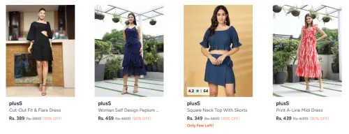 Image of PlusS Women Western Dresses Up to 90% Discount
