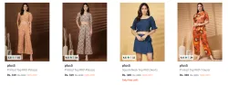 Pluss Womens Co-Ords Set at minimum 90% Discount