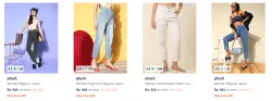 Pluss Womens Jeans at minimum 80% Discount