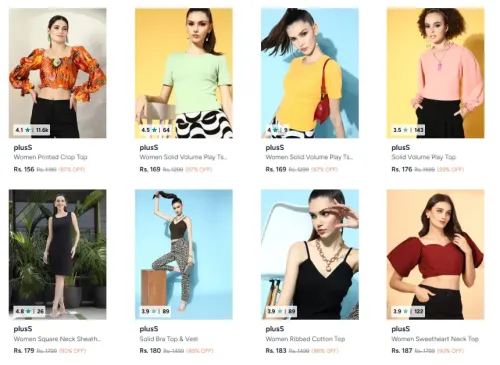 Image of Pluss women\s top upto 90% Discount