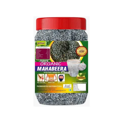 Image of Pmw - Export Quatity Mahabeera seeds - 250G - Bottle Pack - Vana Tulasi