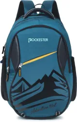 POCKESTER Large 35 L Laptop Backpack Hill (Blue)