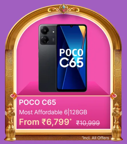 Image of POCO C65 5G on Flipkart Big Billion Days Sale