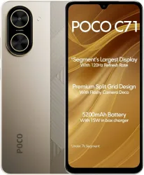 POCO C71 (Desert Gold, 64 GB)  (4 GB RAM)