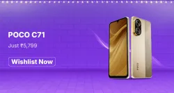 POCO C71 @ ₹5799 on Flipkart big Billion Days Sale
