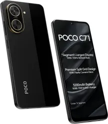 POCO C71 (Power Black, 128 GB) (6 GB RAM)