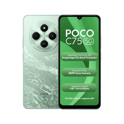 Image of POCO C75 5G (4GB, 64GB) Enchanted Green