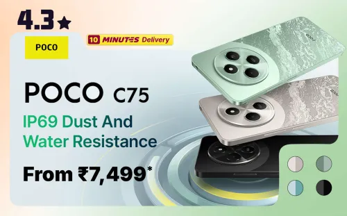 Image of POCO C75 IP65 DUST 5G PHONE 