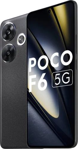 Image of POCO F6 5G (Black, 256 GB)  (8 GB RAM)