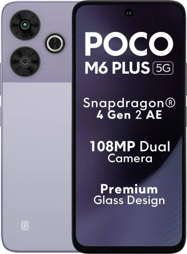 Image of POCO M6 Plus 5G (Misty Lavender, 128 GB)  (8 GB RAM)