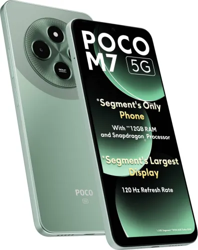 Image of POCO M7 5G (Mint Green, 128 GB) (6 GB RAM)