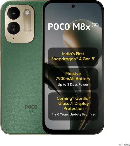 Image of POCO M8x 5G (Leather Green, 128 GB)
