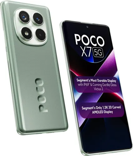 Image of POCO X7 5G (Glacier Green, 128 GB) (8 GB RAM)