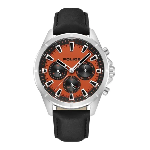 Image of Police Analog Orange Dial Men's Watch-PLPEWJF0005804