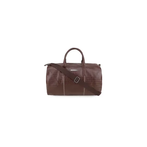 Image of POLICE Croco Classy PT Brown Duffle Bag for Men
