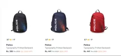 Police Laptop Backpack Upto 83% Discount