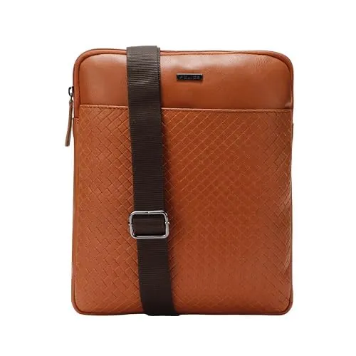 Image of Police Lopel Cross Body Bag - Tan