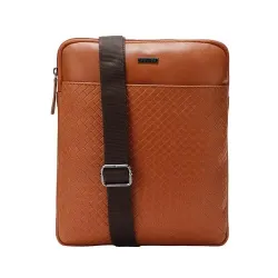 Police Lopel Cross Body Bag - Tan