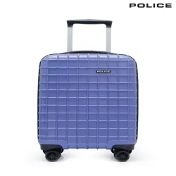 Police Textured Cabin Suitcase Trolley Bag- 40L