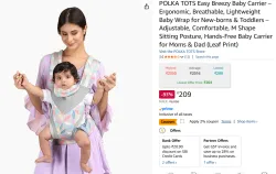 POLKA TOTS Easy Breezy Baby Carrier