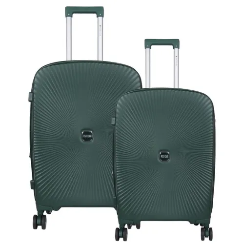 Image of Polo Class 2Pc Set Trolley Bags (24/28 inch) - Dark Green