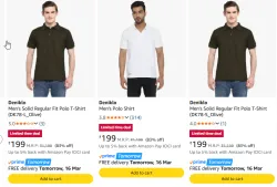 Polo Men Tshirt Starting @ ₹199