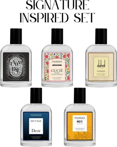 Image of Polorizer Signature Inspired Perfume Set 5 – 500ml