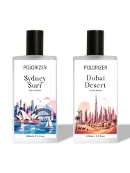Polorizer Set Of 2 Sydney Surf & Dubai Desert Eau De Parfum - 200ml
