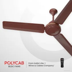 Polycab Airika 1200mm 5-Star BLDC Ceiling Fan
