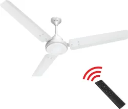 Polycab Airika BLDC with Remote | High Speed with 3 Year Warranty BLDC Motor with Remote 1200 mm Ceiling Fan (5 Star | W
