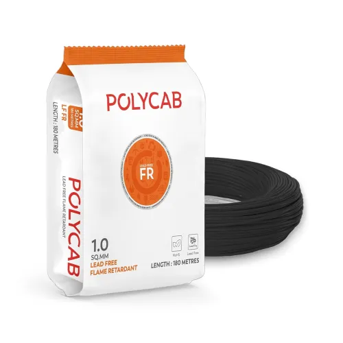Image of Polycab LF FR 180M coil 6 SQ MM Lead free insulation purity copper 