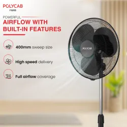 Polycab Regalia 400mm High Speed Pedestal Fan