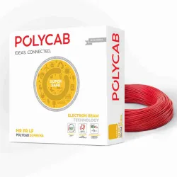 Polycab Suprema 2.5 mm Red 90 m Wire (Red)