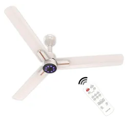 Polycab Wizzy Neo LED 1200mm BLDC Ceiling Fan with remote |BEE 5 Star Rated
