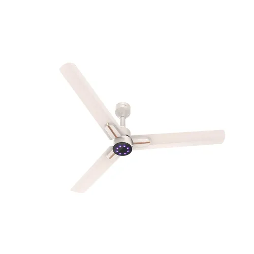 Image of Polycab Wizzy Neo LED 2.0 1200mm BLDC Ceiling Fan with remote |BEE 5 Star Rated, Higher Air Delivery|LED Indicator,Rever
