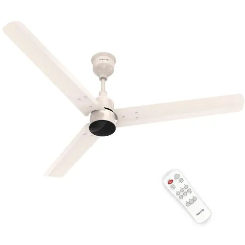 Image of Polycab Wizzy Plus 1200mm 5-Star BLDC, Remote Ceiling fan for Living Room|