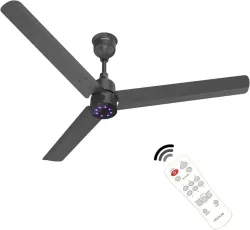 Polycab Wizzy Plus 2.0 LED| BLDC|Higher Air Delivery|LED Indicator with 3 Year Warranty BLDC Motor with Remote 1200 mm C