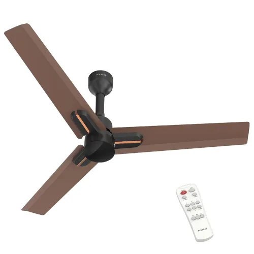 Image of Polycab Wizzy Neo 1200mm 5-Star BLDC, Remote Ceiling fan for Living Room| 55% Energy Saving, 100% Copper, High Air Deliv
