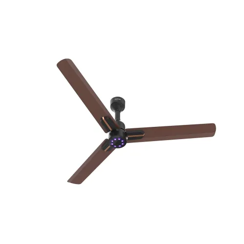 Image of Polycab Wizzy Neo LED 2.0 1200mm BLDC Ceiling Fan with remote |BEE 5 Star Rated, Higher Air Delivery|LED Indicator,Rever