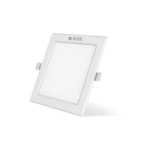 Image of Polycab 3W LED Panel Light Scintillate Edge Slim Square Smart Offers Bright Lumination Long Lifespan No Harmful Radiatio
